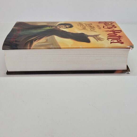 Harry Potter and the Deathly Hallows Rowling 2007 Hardcover 1st Edition Print - Picture 4 of 7